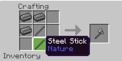 Steel Axe Recipe