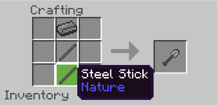 Steel Shovel Recipe