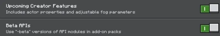 Required Experiments for Transform into Baby! Add-On