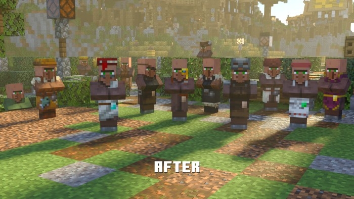 Villager Texture Fixes: After