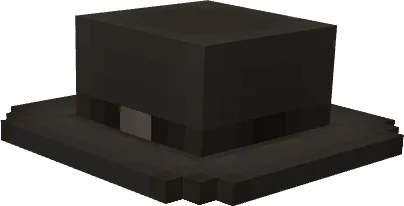Black Flatbrim Hat