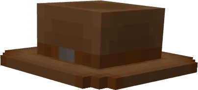 Brown Flatbrim Hat