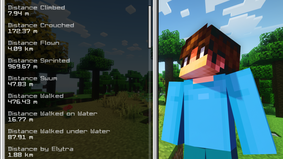 Thumbnail: Minecraft Statistics [v1.21.40]