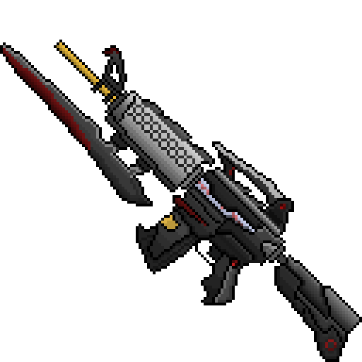 M4A1 Red Knife Beast Prototype Skin Variant 1