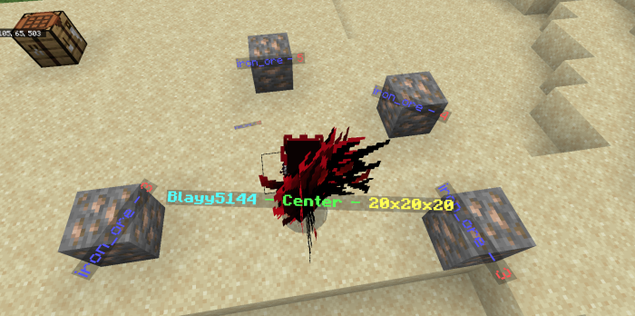 Block Finders Addon: Screenshot 2