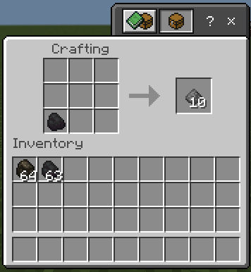 Coal into Gunpowder Recipe (Variant 3)