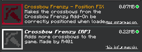 Crossbow Frenzy - Position FIX Pack