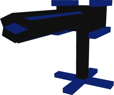 Blue Turret Model