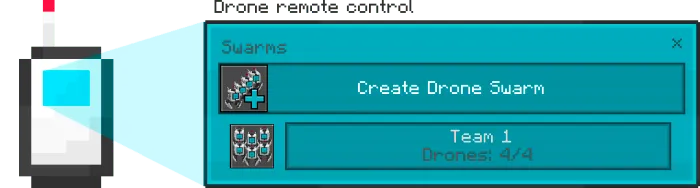 Drone Remote Control Menu