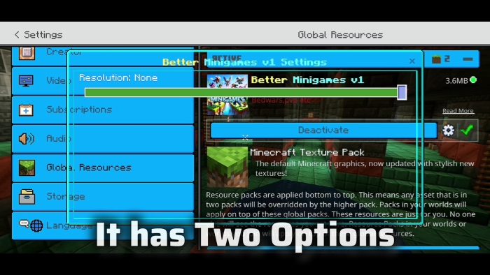 Better Minigames: Settings