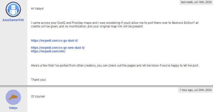 Permission from Vabys
