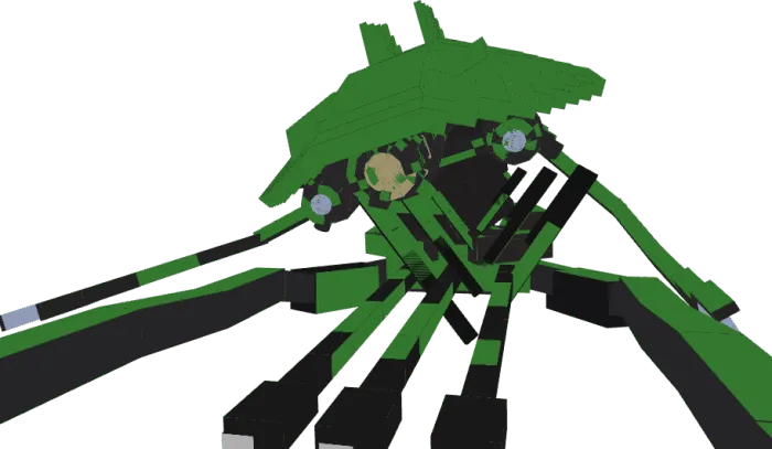 Fallen Grass Tripod Model