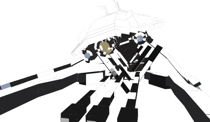 Fallen Snow Tripod Model