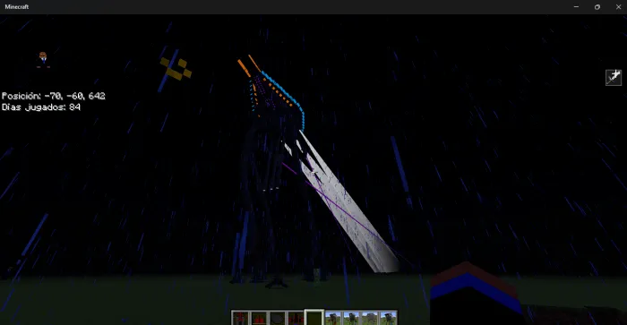 Glowing Tripod: Screenshot