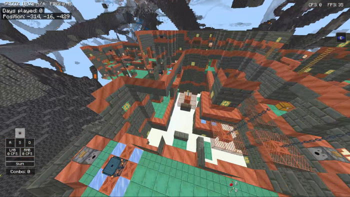 Mineshaft, Monument & Twin Trial Chambers Seed: Screenshot 2