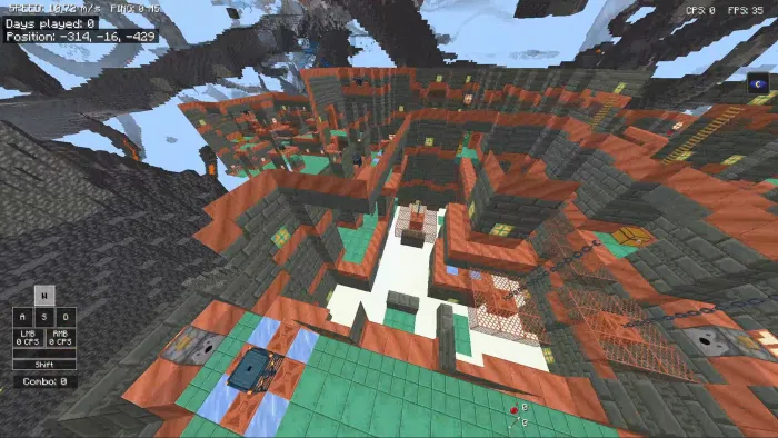 Mineshaft, Monument & Twin Trial Chambers Seed: Screenshot 2