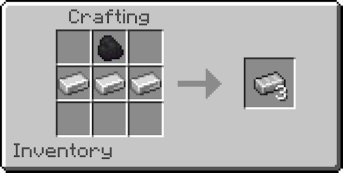 Carbonized Iron Ingots Recipe