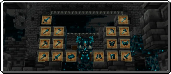 Echo and Warden Tools and Armor: Screenshot