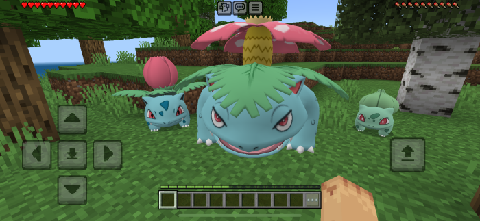 Bulbasaur, Ivysaur and Venusaur: Screenshot