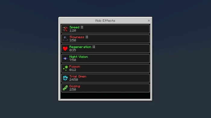 Potion Effect Colors: Screenshot