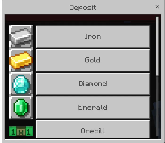 Deposit App: Screenshot