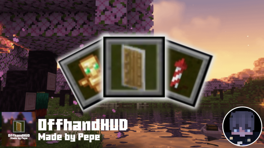 Thumbnail: OffhandHUD Texture Pack for MCBE | 1.21+ |