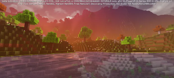 Shader support: Screenshot