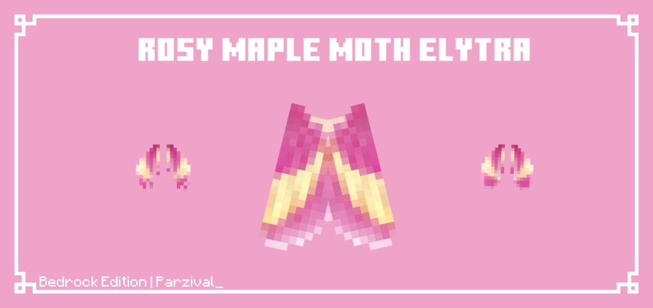 Thumbnail: Rosy Maple Moth Elytra | Bedrock Edition