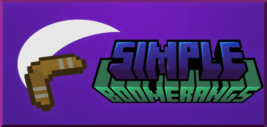 Thumbnail: Simple Boomerangs Add-On (Made for 1.21.0+)