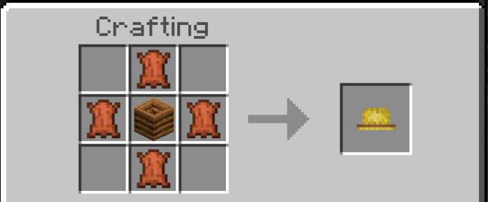 Farmer Villager Hat Recipe