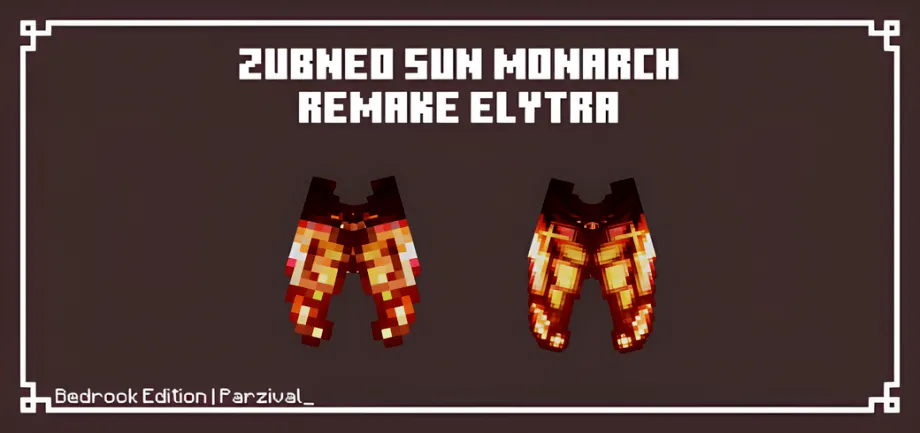 Thumbnail: Zubneo Sun Monarch Remake Elytra 16x and 32x | Bedrock Edition
