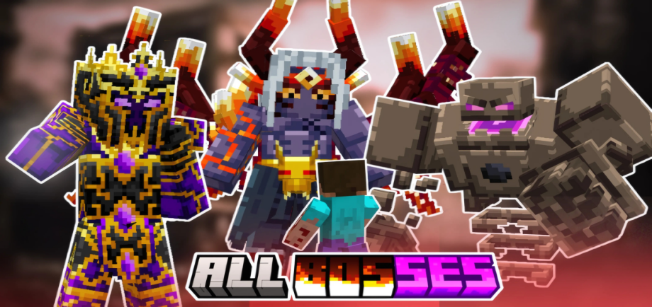 Thumbnail: All Bosses v7 Minecraft Bedrock