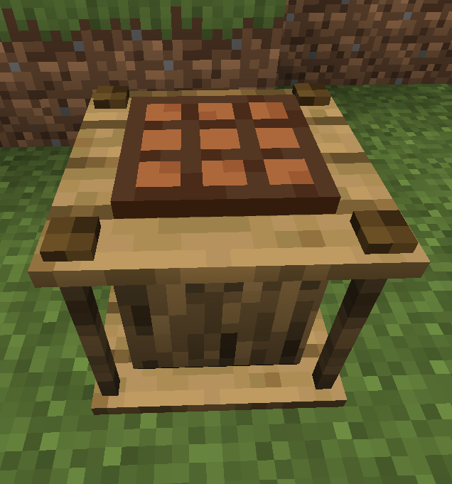 Crops Crafting Table: Screenshot