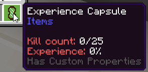 Experience Capsule Item