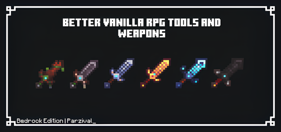 Thumbnail: Better Vanilla RPG Tools and Weapons | Bedrock Edition