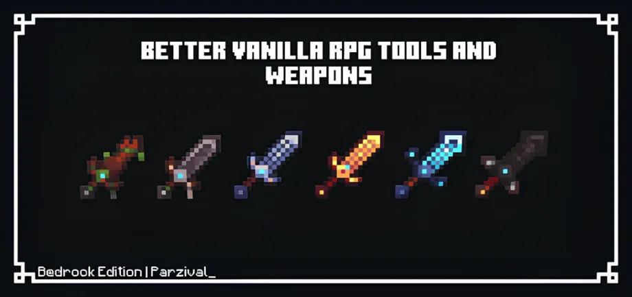 Thumbnail: Better Vanilla RPG Tools and Weapons | Bedrock Edition