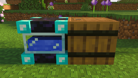 Cobblestone Generator with Barrel: Screenshot