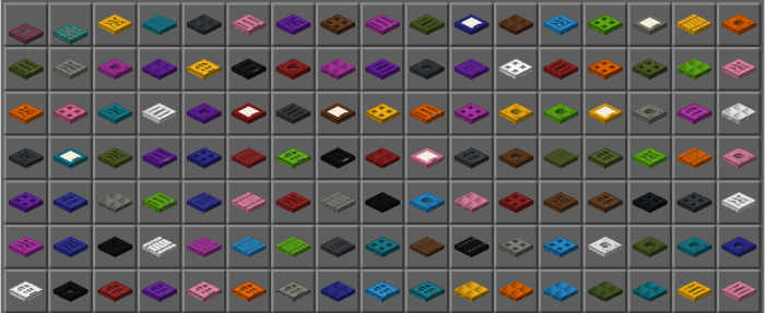 All Colored Trapdoors in inventory