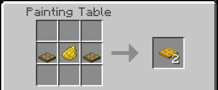 Colored Trapdoors Recipe