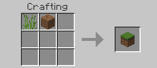 Grass Block Recipe (Variant 3)