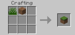 Grass Block Recipe (Variant 4)