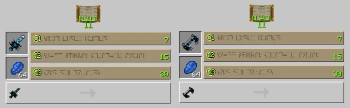 Water Dragon Sword & Bow Enchants
