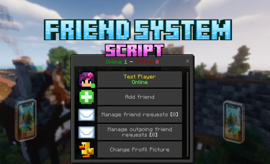 Thumbnail: Friend System (Script) (1.21.70)