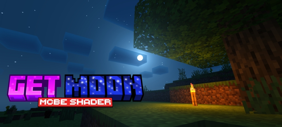 Thumbnail: Get Moon Shader | Supports RenderDragon [Realistic Shader for MCBE]