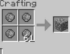 Additional Cobblestone Recipe