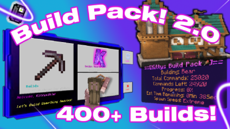 Thumbnail: Kitty's Builds: 400+ Structures!!! ⛏ V2.1.0