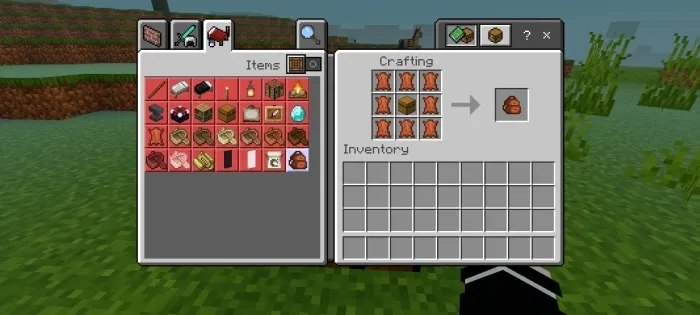 Backpack Recipe