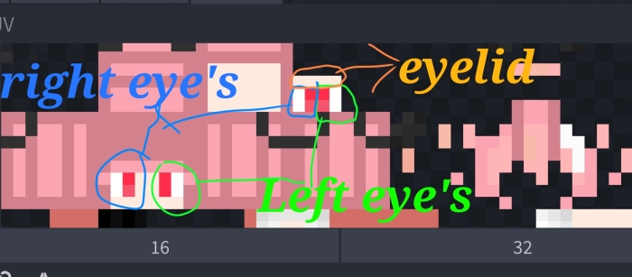 Editing the Eyes: Screenshot