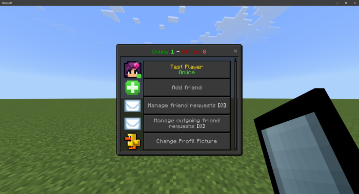 Manage Friends: Screenshot 1