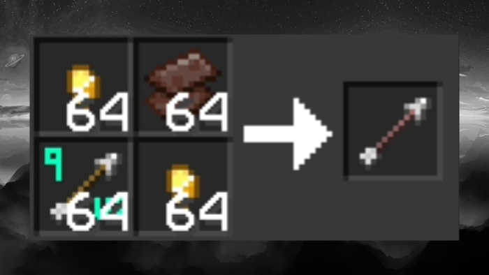 Netherite Arrow Recipe